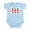Sky Blue, variant on CafePress - Sardinia Flag Infant Bodysuit - Baby Light Bodysuit, Size Newborn - 24 Months