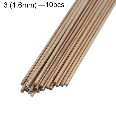 

GoFJ 10Pcs 1.0/1.6/2.0/2.5/3.0mm Dedicated TIG Welding Rod Low Melting Point Easy to Use Welding Materials Refrigerator Welding Rod for Industry
