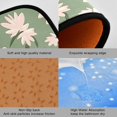 thumbnail image 3 of Flowers Floral Pink Kitchen Mat Set of 2, Non-Slip Kitchen Rug for Floor, Waterproof Sink Carpet for Home, Office, Laundry, 3 of 6