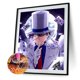 thumbnail image 2 of Kit de pintura de diamantes Boy Detective Ronda completa 5D Resina Rhinestone Cuadro de pared FLhrweasw Nuevo, 2 of 9