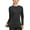 Black, variant on Women's Long Sleeve UPF 50+ UV Sun Protection Shirts Rash Guard Swim T-Shirt/Hoodie Quick Dry for Outdoor Hiking