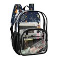thumbnail image 2 of Ttyddzy Clear Backpack Heavy Duty PVC Transparent Backpack for College Workplace, Triba-fox, 2 of 8