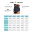 thumbnail image 2 of BALEAF Women's Running Shorts 4" Quick Dry High Waisted Athletic Workout Shorts with Liner Zipper Pocket Dark Grey M, 2 of 7