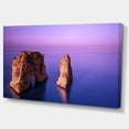 thumbnail image 2 of Rawsha Rock on Sunset - Seascape Canvas Art Print, 2 of 3
