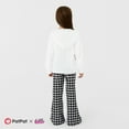 thumbnail image 7 of L.O.L Surpries! Kids Girls 2pcs Characters Print Hoodie Sweatshirt and Houndstooth Flared Pants 2 Pieces Outfit Sets Sizes 5-12, 7 of 7