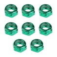 thumbnail image 1 of 8pcs Replacement Skateboard Truck Axle Nuts Mounting Screws Hardware, 1 of 7