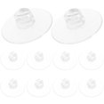 thumbnail image 1 of LEEYNEER Suction Cup Clips for Cables and Lights Multipurpose Silicone Clear Transparent Fits Walls Glass Tile, 1 of 10