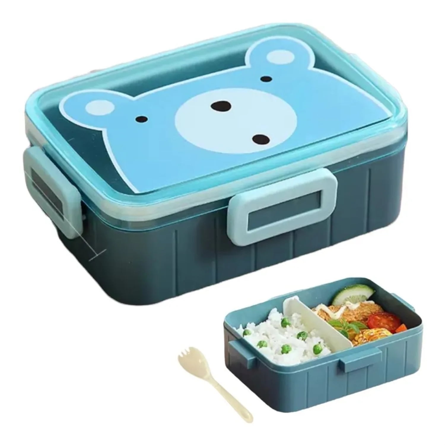 Microwavable Lunch Box for Kids Food Storage Container for School Office Portable Lunch Box
