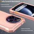 thumbnail image 2 of Funda para teléfono Mocotto para Cricket Icon Plus 2026 con vidrio templado rosa, 2 of 7