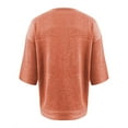 thumbnail image 5 of Ruyang Tops for Women Trendy Womens Short Sleeve Sweaters Tops Fall Soft V Neck Pullover Shirt Lightweight Knit Sweater Blouse, 5 of 5