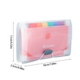thumbnail image 4 of 2/1PCS Accordion File Organizer 12 Pockets Expanding File Folder Portable Monthly Paper Bill Receipt Organizer Letter A4 Size Document Holder For School Home Office Classroom Must Haves, 4 of 9