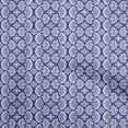 thumbnail image 1 of oneOoneCottonPoplinBlueFabricAsianBlockDressMaterialFabricPrintFabricByTheYard56InchWide, 1 of 4