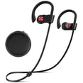 thumbnail image 1 of VRIFOZ Bluetooth Headphones, Bluetooth 5.3 IPX7 Waterproof Wireless Sports Earbuds for Workout Gym, 16 Hrs Playtime Running Headphones with Noise Cancelling Mic, HiFi Bass Stereo in-Ear Earphones, 1 of 5