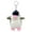 White, variant on Wrapables Cute Plush Keychain Pendant Charm for Bag, (Set of 2) Whales
