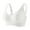 White, variant on Seamless Bras for Women,Solid Color Sling Support with Removable Pads Everyday Bra