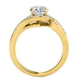 thumbnail image 4 of Aonejewelry 1/2 Carat Halo Diamond Engagement Ring in 14k Solid Yellow Gold, 4 of 4