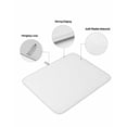 thumbnail image 3 of Dish Drying Mat for Kitchen Counter Solid Color Drying Pad Absorbent Drying Mats for Countertops Sinks Draining Racks White Reversible Drainer Kitchen Accessories 18x24 Inch, 3 of 7