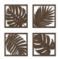 thumbnail image 2 of Ckraxd 4Pcs Wooden Leaves Wall Decor, Openwork Hanging Decorations, Rustic Home and Garden Accents, Summer Indoor Outdoor Decor, Perfect for Parties and Celebrations, 2 of 6