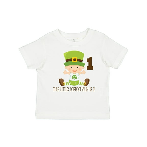 Inktastic 1st Birthday Little Leprechaun Boys Baby T-Shirt