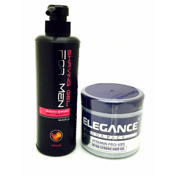 SADA PACK ELEGANCE SHAVING GEL VENUS, STRONG HAIR GEL VITAMIN PROVB5
