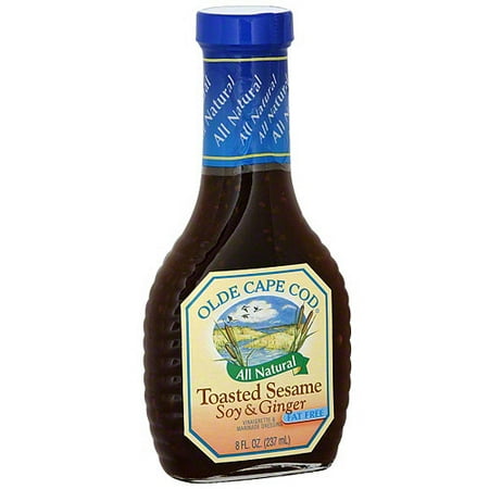 Olde Cape Cod Toasted Sesame Soy Ginger Vinaigrette Marinade Dressing, 8 oz Pack of 6 Olde Cape Cod Toasted Sesame Soy Ginger Vinaigrette Marinade Dressing, 8 oz Pack of 6