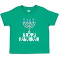 thumbnail image 3 of Inktastic Happy Hanukkah Menorah Boys or Girls Toddler T-Shirt, 3 of 5