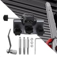 thumbnail image 1 of Colaxi Chain Saw Sharpening Jig Tool Kit Portable Simple Installation Aluminum Alloy with Abrasive Heads for Chain Saws Grey, 1 of 8