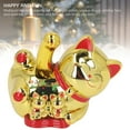 thumbnail image 4 of Lucky Cat Waving Arm, Solar Waving Cat Chinese Waving Cat Chinese Lucky Cat with Innovative Cute Auto Waving Arm Solar Powered for Car Dashboard Checkout Counter Start Business, 4 of 7