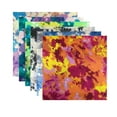thumbnail image 3 of Abbraccia 4xTie-Dyed Printing Cloth Cotton Sewing Patchwork DIY Craft 24x24cm 4 Pcs, 3 of 10