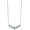 Silver, variant on 7-Stone Moissanite Pendant Necklace for Women, 1.7-2.8cttw D Color Moissanite, 925 Sterling Silver Smile Necklace Adjustable Chain, Elegant Jewelry Gift for Mom or Wife