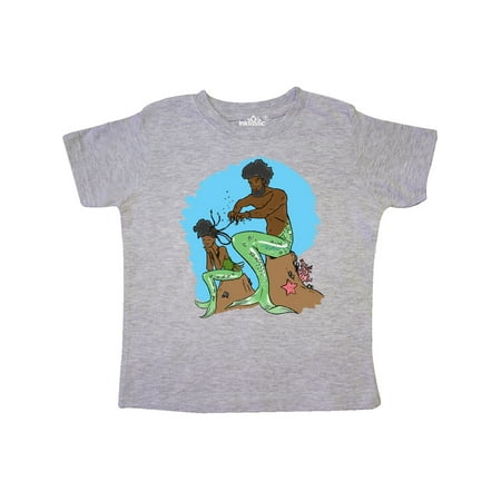

Inktastic Mer Dad and Daughter Braiding Beautiful Black Hair Gift Toddler Boy or Toddler Girl T-Shirt