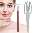 thumbnail image 4 of Regla para cejas con proporción dorada, regla para cejas con proporción dorada de acero inoxidable, herramienta para medir cejas adaptada para la perfección, 4 of 8