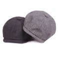 thumbnail image 2 of Boina a rayas de estilo británico para hombres y mujeres, sombreros Retro clásicos, boinas universales, gorras de sol deportivas de ocio, nuevo, 2 of 5