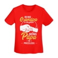 thumbnail image 5 of Being A Grandpa Is An Honor Being A Papa Is Priceless Women'S Basic Short Sleeve T-Shirt Red X-Large, 5 of 5
