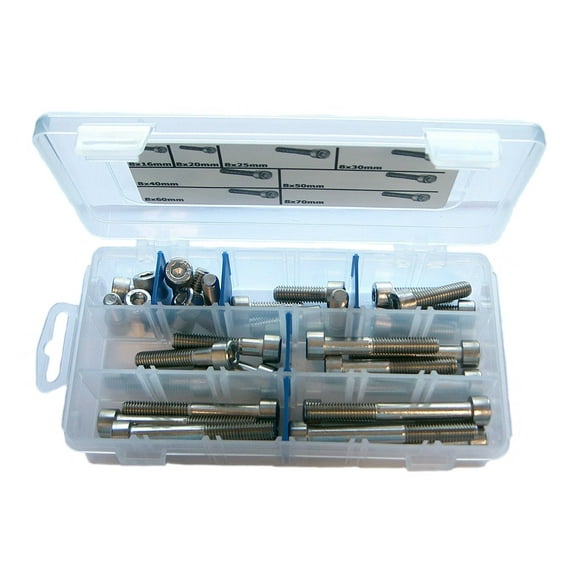 Stainless Steel 8mm Socket Head Metric Assortment Kit by Stainlesstown
