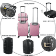 thumbnail image 3 of Set 3 Maletas De Viaje Carry On 10 Kgs Equipaje De Mano Ruedas Desmontables Cabina Avion, 3 of 5