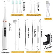Dental Care Cleaner Kit for Dogs Cats Reduces Plaque & Tartar Buildup,Dog Toothbrush Kit Gentle and Comfortable for Pet Teeth Oral Care