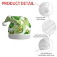 thumbnail image 4 of Bingfone Avocado And Tropical Palm Leaves Santa Hat for Adults,Unisex Christmas Hat Hats Extra Thicken Classic Plush for Christmas New Year Festive Holiday, 4 of 6