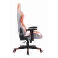 thumbnail image 4 of Zoya Gaming Chair, Grey/Orange, 4 of 9