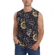thumbnail image 1 of Fotbe Snake Sleep Men's Camiseta sin Mangas Estampada para Hombres, Playera Casual para Gimnasio, Entrenamiento, Playa-Large, 1 of 7