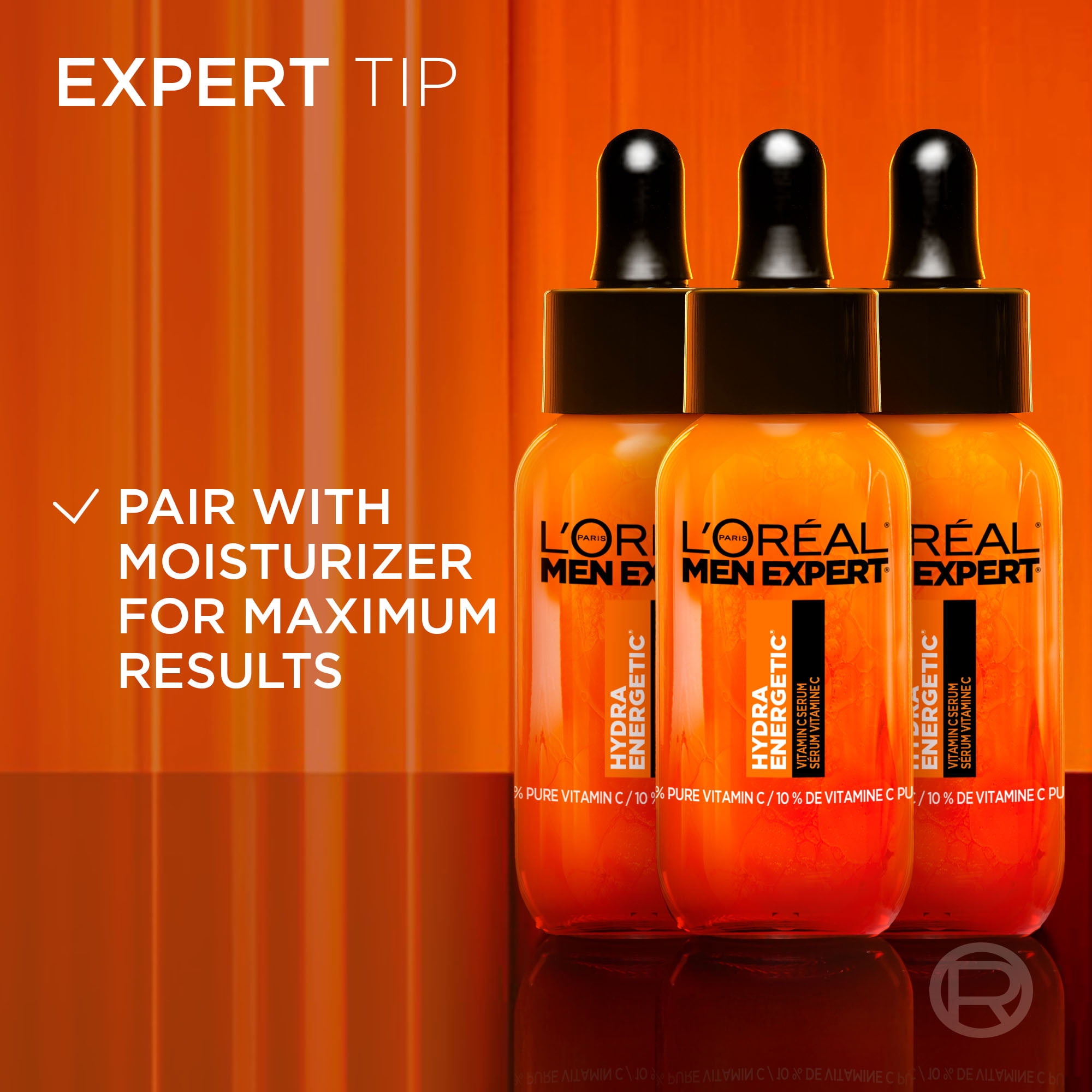 L'Oréal Men Expert Hydra Energetic Vitamin C Serum for Men, 30ml