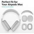 thumbnail image 6 of V-MORO Airpods Max Headphones Case, Silicone Cover Accessories Cases for Girls and Women (Gray), 6 of 8
