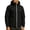 Black, variant on Men's Streamlined Seam Hooded Hard Shell Rain Jacket Waterproof Hidden Diagonal Zipper Pockets Adjustable Hood Commute Coat Windbreaker Jackets for Men Red M
