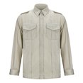 thumbnail image 5 of Camisa de Indiana Jones para hombre, disfraz de Dr. Jones, camisas de trabajo de manga larga con 2 bolsillos, trajes de cosplay de Halloween para adultos, 5 of 5