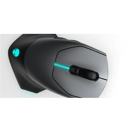 Alienware - AW610M-L Wired/Wireless Optical Gaming Mouse with RGB Lighting - Lunar Light