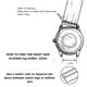 thumbnail image 4 of Correa de Reloj de Repuesto de Liberación Rápida para Hombres y Mujeres de 22 Mm Correa de Reloj de Lona ANGGREK Otros, 4 of 8