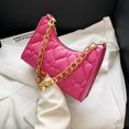 thumbnail image 3 of Bolsa de mano con relieve de amor Cartera de hombro con Ehuebsd cadena de cuero PU con textura de moda con cremallera para las axilas 2022, 3 of 9