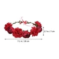 thumbnail image 2 of ADDHAT Floral Rojo De Artificiales Para Novia Y Ocasiones Especiales, 2 of 8