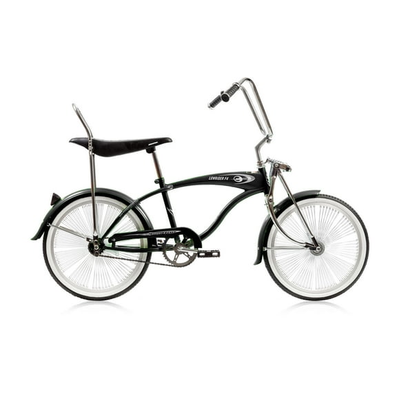 Wonder Wheels Boys 20'' Lowrider Hi-Ten Steel Coaster Brake Single Speed Bicycle, Black