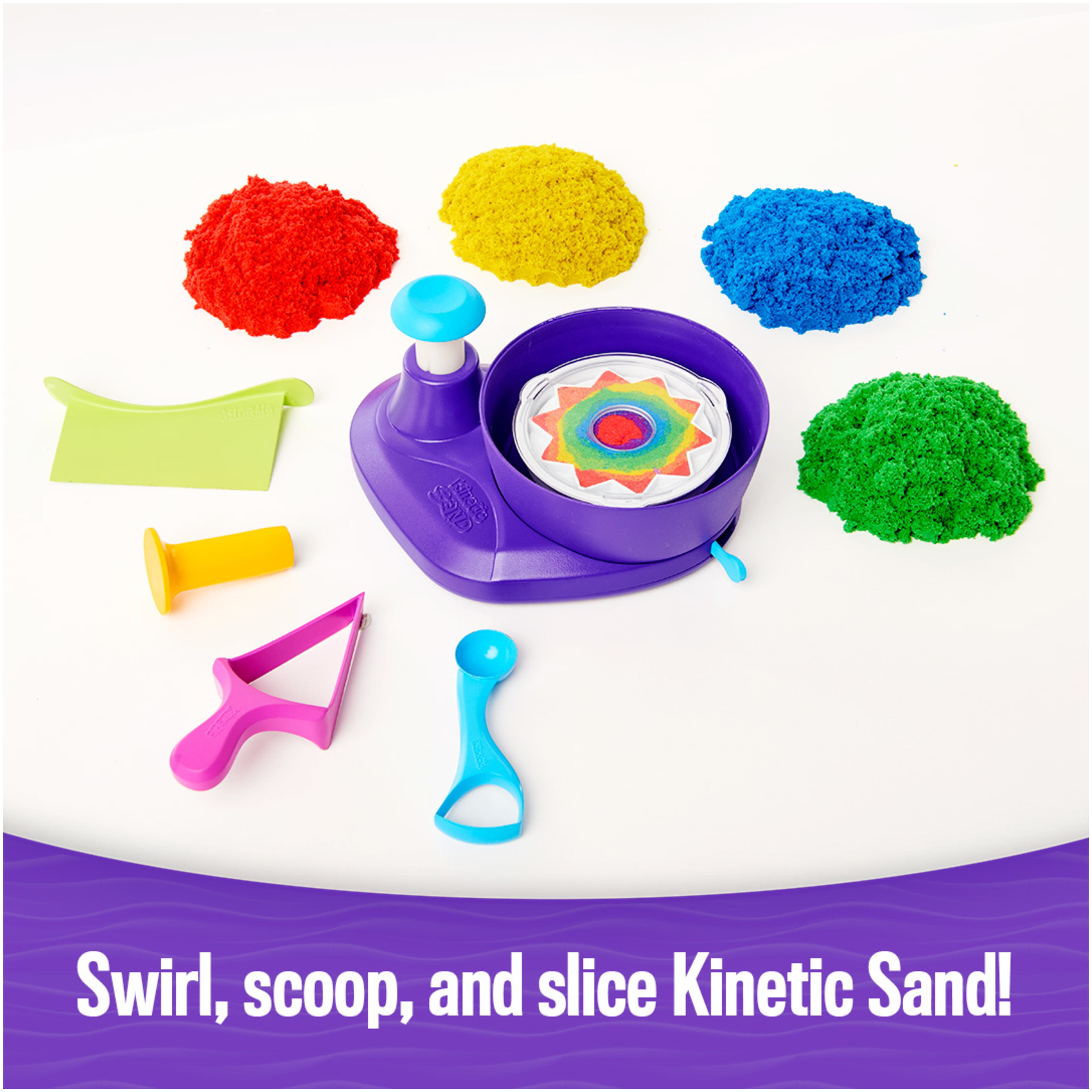 Kinetic Sand Swirl N' Surprise 2lb Playset